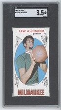 1969 Topps Basketball #25 Lew Alcindor SGC 3 VG Kareem Abdul-Jabbar Rookie Card. rookie card picture