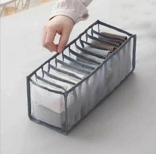 Storage Organiser Underwear Sock Tie Drawer Divider Pants Tidy Wardrobe Box