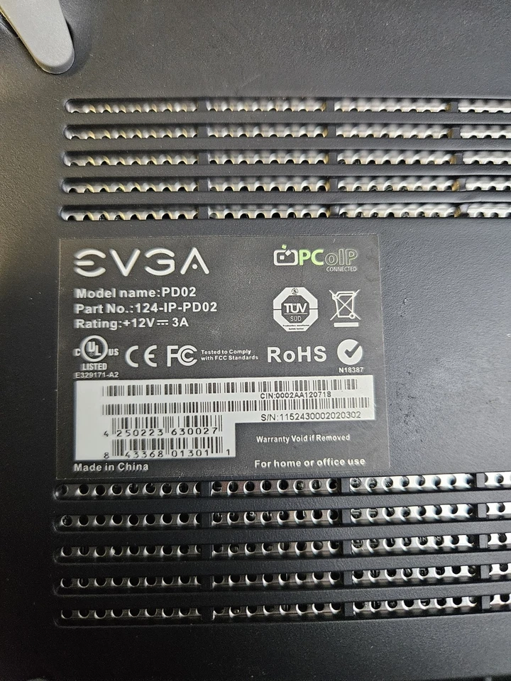 EVGA PD02 PCoIP Zero client 124-IP-PD02 Tera 1100 (QY398AA#ABA) - Image 4 of 4