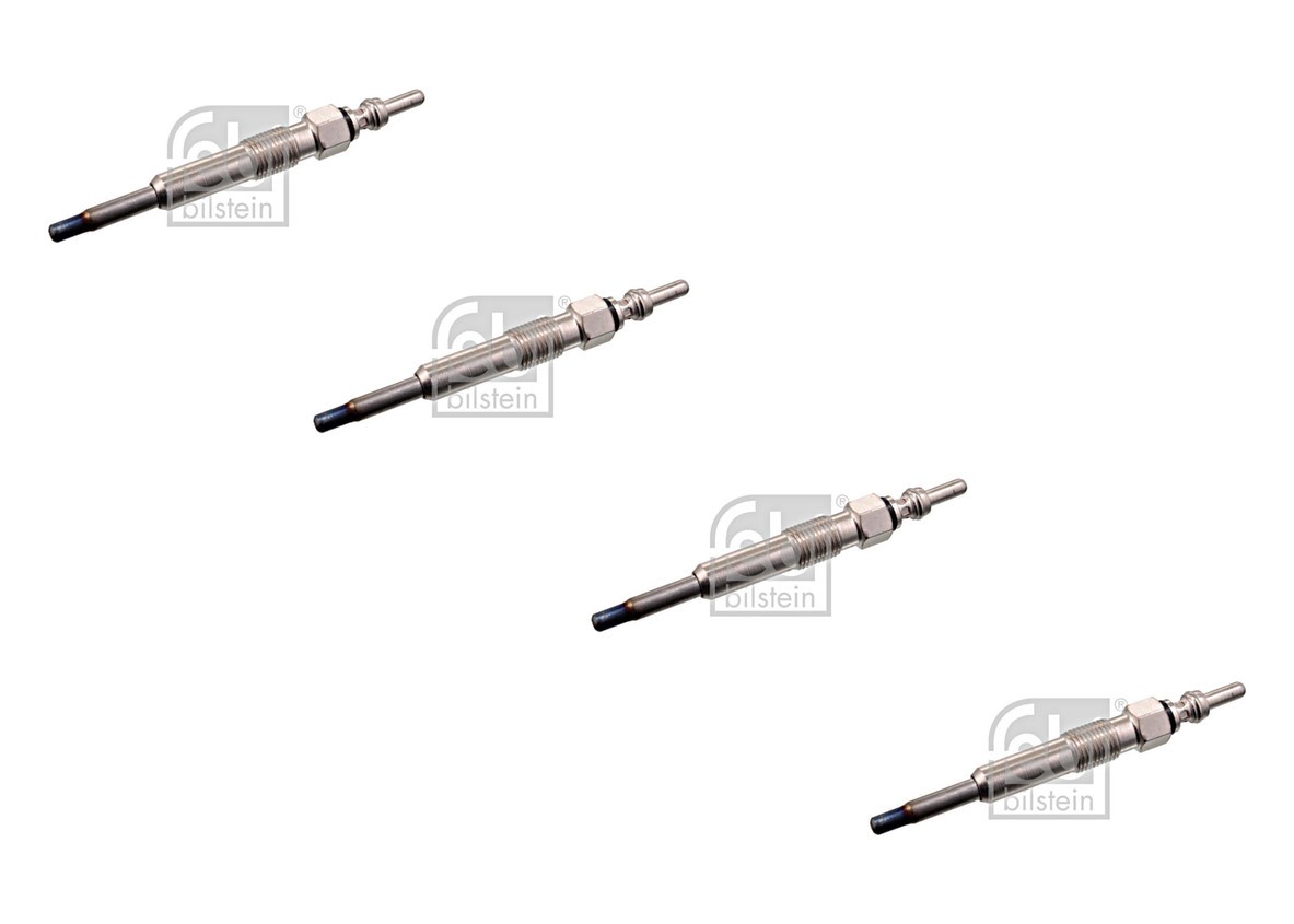 FEBI x4 pcs Glow Plug Black For VW RENAULT AUDI SEAT SKODA OPEL FORD Mk 4402724