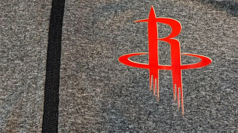 HOUSTON ROCKETS NBA UNK 1/4 ZIP PULLOVER MOCK NECK LS SHIRT XL NWT $30 MSRP - Image 3 of 4