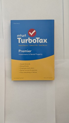 Intuit TurboTax Premier Investments & Rental Property CD Win/Mac English (2015)