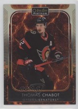 2021-22 O-Pee-Chee Platinum Hot Magma 185/499 Thomas Chabot #24 0b1f