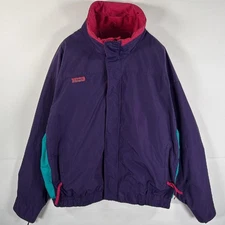 Columbia 90s Vintage Nylon Bugaboo Oversized Jacket XL Purple Autumn/Winter