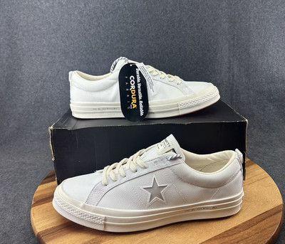 Converse One Star x Carhartt WIP Cordura White 2018 162821C Mens Size 9.5
