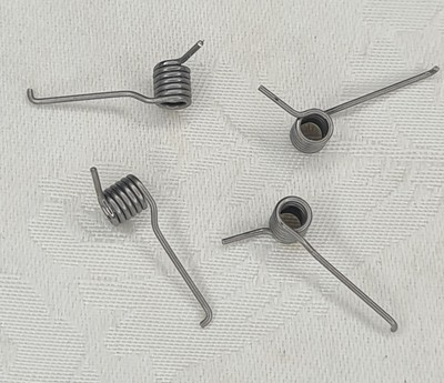 4 x New Thorens Lighter Double Claw Main Springs