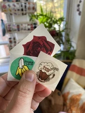 Vintage Sticker Lot Of 3 80s 3M Scratch And Sniff: Still Stinky When Scratched!