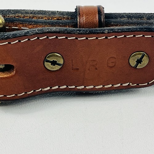 Hank’s Belts The Oakley Large Full Grain Leather Brown 1.5” Wide USA - Picture 6 of 16