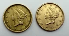 1851 & 1853 $1 Gold Coins Liberty Head Type 1 – Genuine U.S. Gold – Estate Find