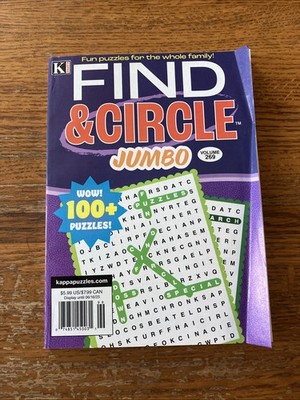 Kappa Find & Circle Word Search Volume 269 New Puzzles