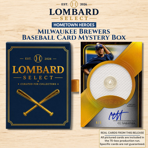Milwaukee Brewers Baseball Card Mystery Box | Auto Patch Hits | Hometown Heroes