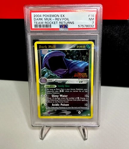Pokémon TCG Team Rocket Returns Dark Muk 16/109 Reverse Holo 2004 PSA 7