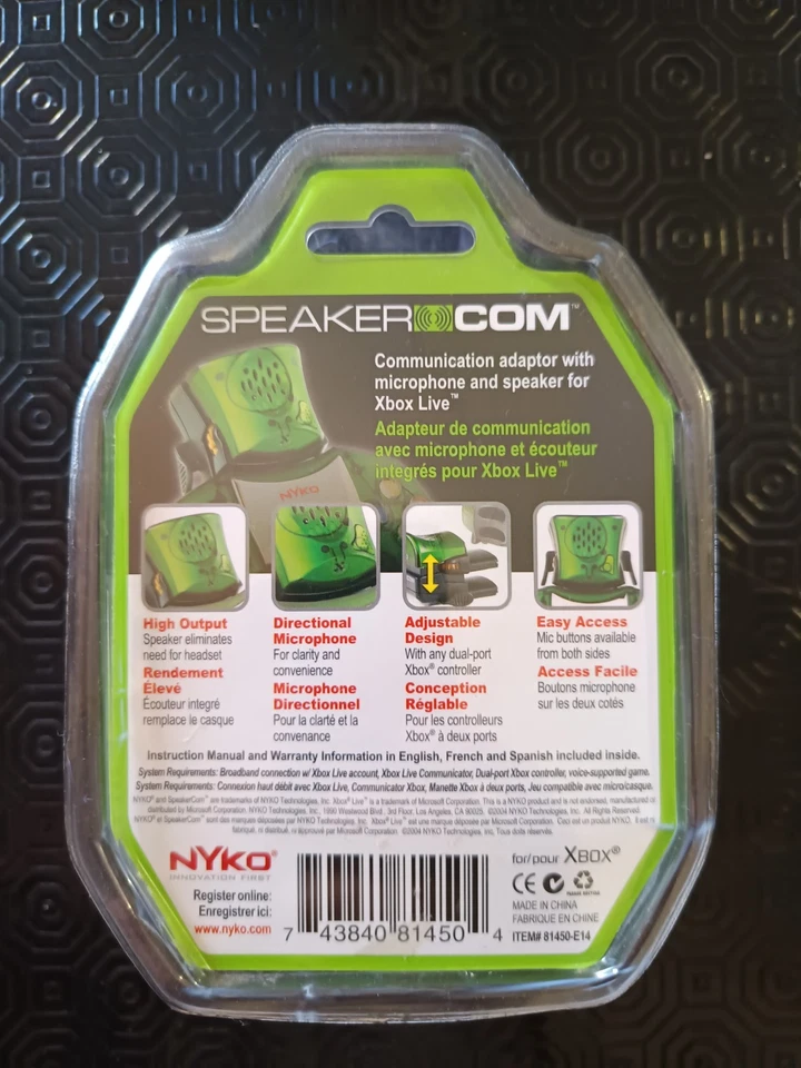 Nyko Controlador Montado Micrófono/Altavoz para Xbox Nuevo y Precintado Foto 4 de 4