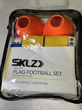 Flag Football 10-Man Set Cones Flags NEW  SKLZ Deluxe 