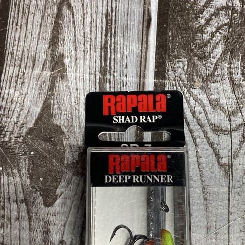 Rapala SR-7-P Shad Rap Deep Runner 2 3/4" Green Color Fishing Lure Finland NIP - Picture 2 of 4