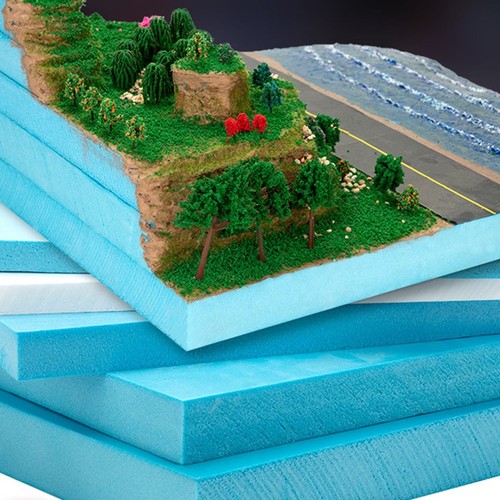 Easy To Cut Foam Board Models&Kits Parts Rock 1 Pcs Architecture Scene