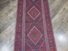 Vintage Turkish Rug,HandMade Geometric Design Bohemian Rug 2x7.10 Ft — photo 10