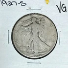 1927-S WALKING LIBERTY SILVER HALF DOLLAR~ VG  ~NICE LOOKING COIN~ 90% SILVER