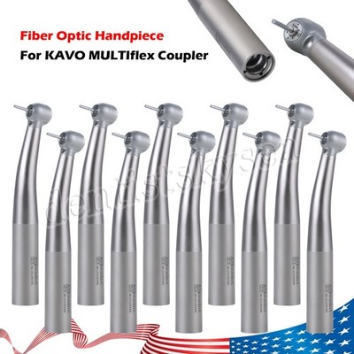 1/5/10 Dental LED Fiber Optic Handpiece 4 Spray High Speed fit KAV Coupler USA