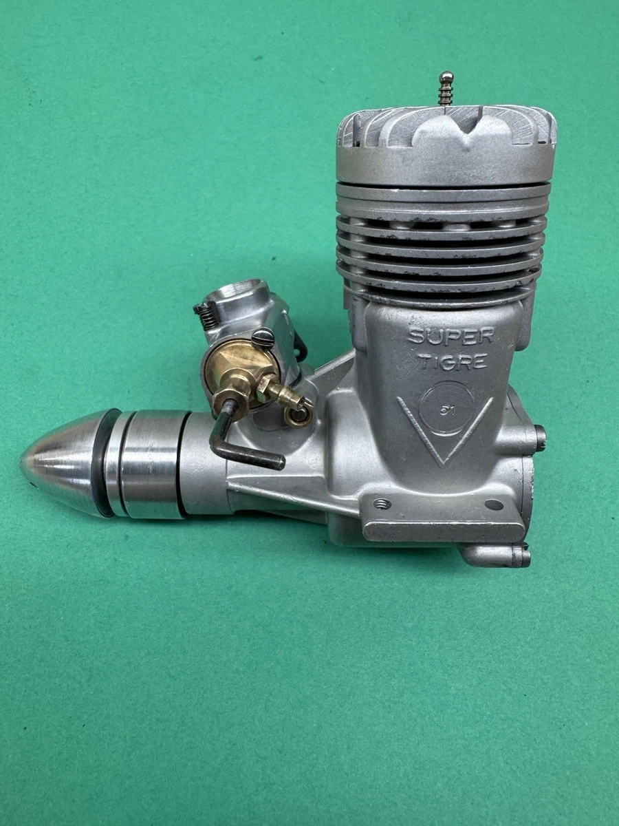 MOTEUR GAZ SUPER Tigre 60 Serie X Nitro Rc Pour Avion Boited EUR 92,77 - FR