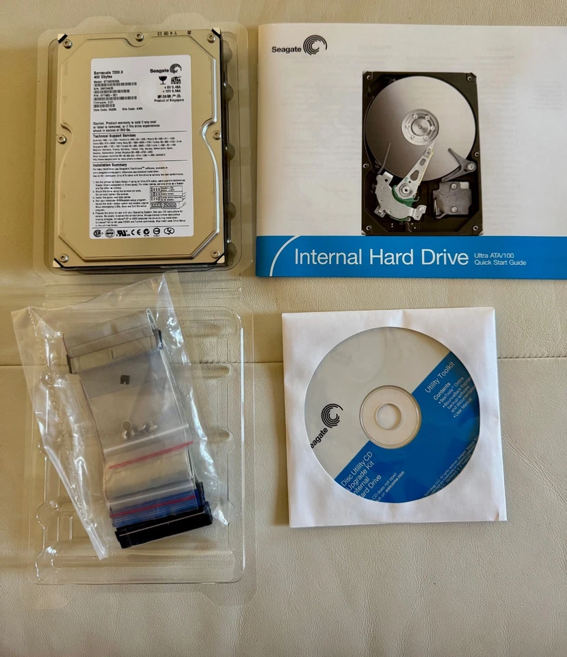 SEAGATE Barracuda ST3400832A 400GB 7200rpm Upgrade Kit Internal Hard Drive - Image 2 of 3