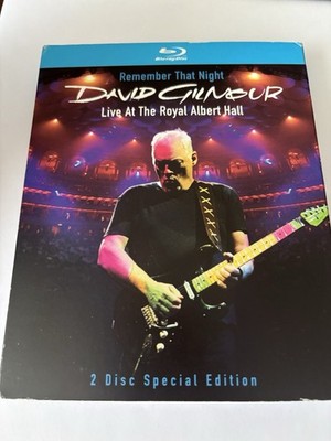 DAVID GILMOUR Remember That Night: Live at the Royal Albert Hall Blu-ray, 2 Disc