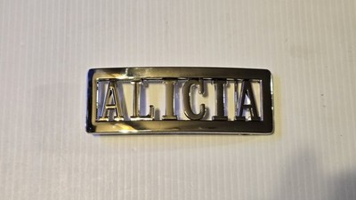ALICIA Custom Personalized Name Belt Buckle -Put your name or word on Buckle