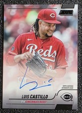 T 2022 Topps Stadium Club Luis Castillo Auto SCBA-LC 01/25 Cincinnatti Reds