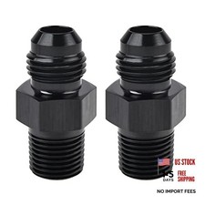 6AN Male Flare to 1/8" NPT Pipe Fitting Adapter 6AN to 1/8 NPT Straight
