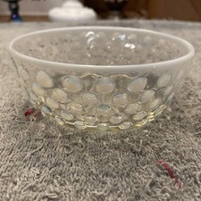 Anchor Hocking Hobnail Candy Dish Opalescent 4"
