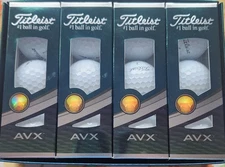 NEW Titleist AVX Golf Balls - T9011C - White (1 Dozen / 12 ) Custom SLASHER
