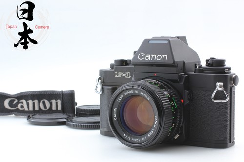 【NEUWERTIG+++】 Canon neue F-1 AE analoge Kleinbildkamera neues FD NFD 50mm f1.4 Objektiv aus JAPAN