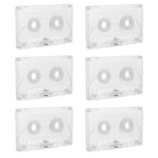 6 Pcs Retro Tape Decoration Blank Cassette Cases Decorations Tapes Audio
