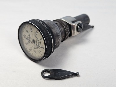 Vintage Kwik-Way Starrett Valve Seat Run Out Gauge Dial Indicator 13/32'' Pilot