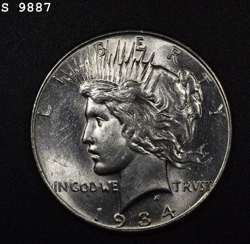 1934 Peace Dollar "BU" *Free S/H After 1st Item*