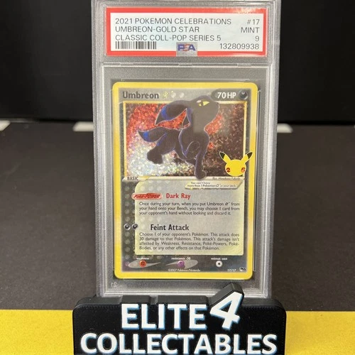 Umbreon 17/17  - PSA 9 (Celebrations)