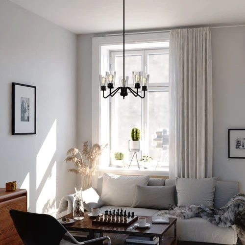 Vaxcel Lighting H0284 Beverly 5 Light 23"W Chandelier - Brass - Picture 10 of 12