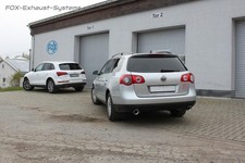  Edelstahl Duplex Racing-Komplettanlage VW Passat 3C B6 4motion je 100mm rund