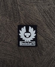 TOPPA PATCH Replica Belstaff 6,5X5,5cm Ricamata Termoadesiva o da Cucire 