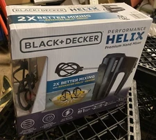 BLACK+DECKER MX610B: 5-Speed Hand Held Mixer w/ Beaters & Storage Case - Black