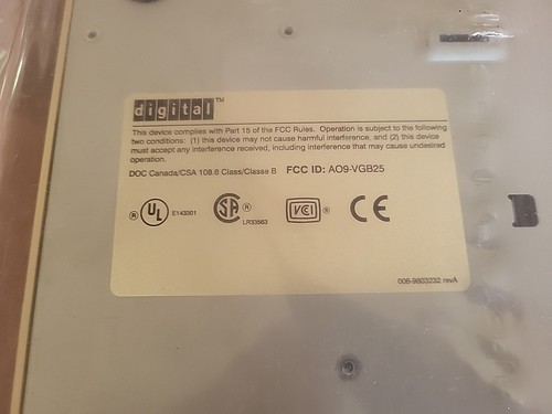 NEW VT525-A6 Digital DEC Boundless Color Multi-Session Terminal - Afbeelding 5 van 10