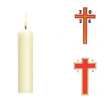 Osterkerzen für Zuhause & kleine Kapellen — inklusive Überweisung & kostenlosem Versand