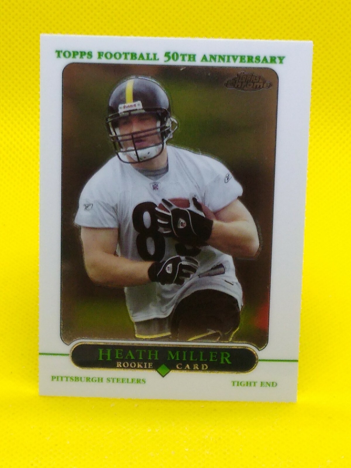 Heath Miller 2005 Topps Chrome ROOKIE 183 Virginia Cavaliers Pittsburgh Steelers