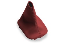 Manual Shift Boot Cover Leather For Bmw E28 1982-1988 Red