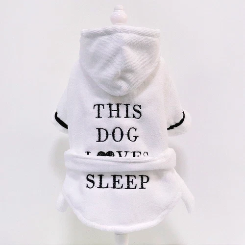 Pet Dog Pajamas Fleece Puppy Pyjamas Sleepwear Clothes Hoodie French Bulldogš - Picture 5 of 14