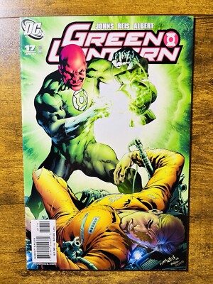 GREEN LANTERN 17 DIRECT EDITION IVAN REIS COVER GEOFF JOHNS STORY DC ...