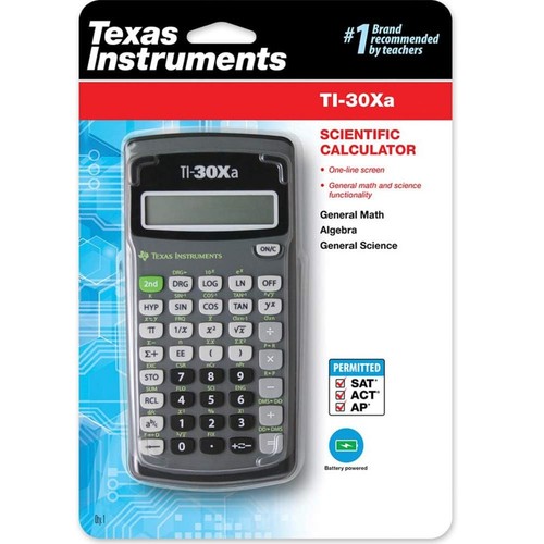 Calculadora científica para estudiantes Texas Instruments TI-30XA-033317029990 - Imagen 7 de 9