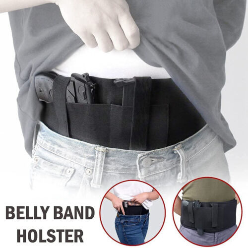 Taktisches Bauchband Holster verdeckte Tragepistole versteckte Pistole rechts/links zeichnen - Bild 2 von 12