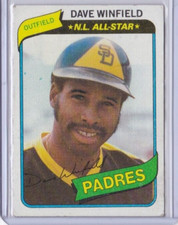 1980 Topps BASEBALL #230 DAVE WINFIELD SAN DIEGO PADRES HOF  (IDO1)