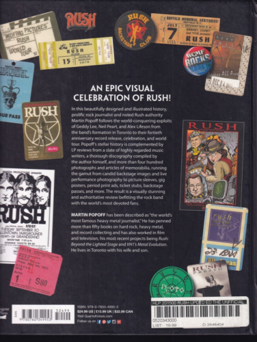 RUSH - Updated Edition : The Unofficial Illustrated History (2016 HC){U2 - Foto 2 di 6